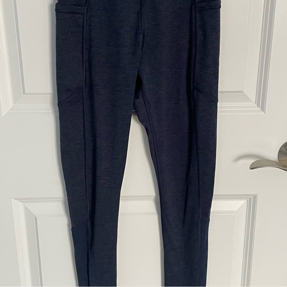 Athleta Exhale Stash Pocket Heel Tight in SoftLuxe Navy Blue  - 36295 - Picture 6 of 13